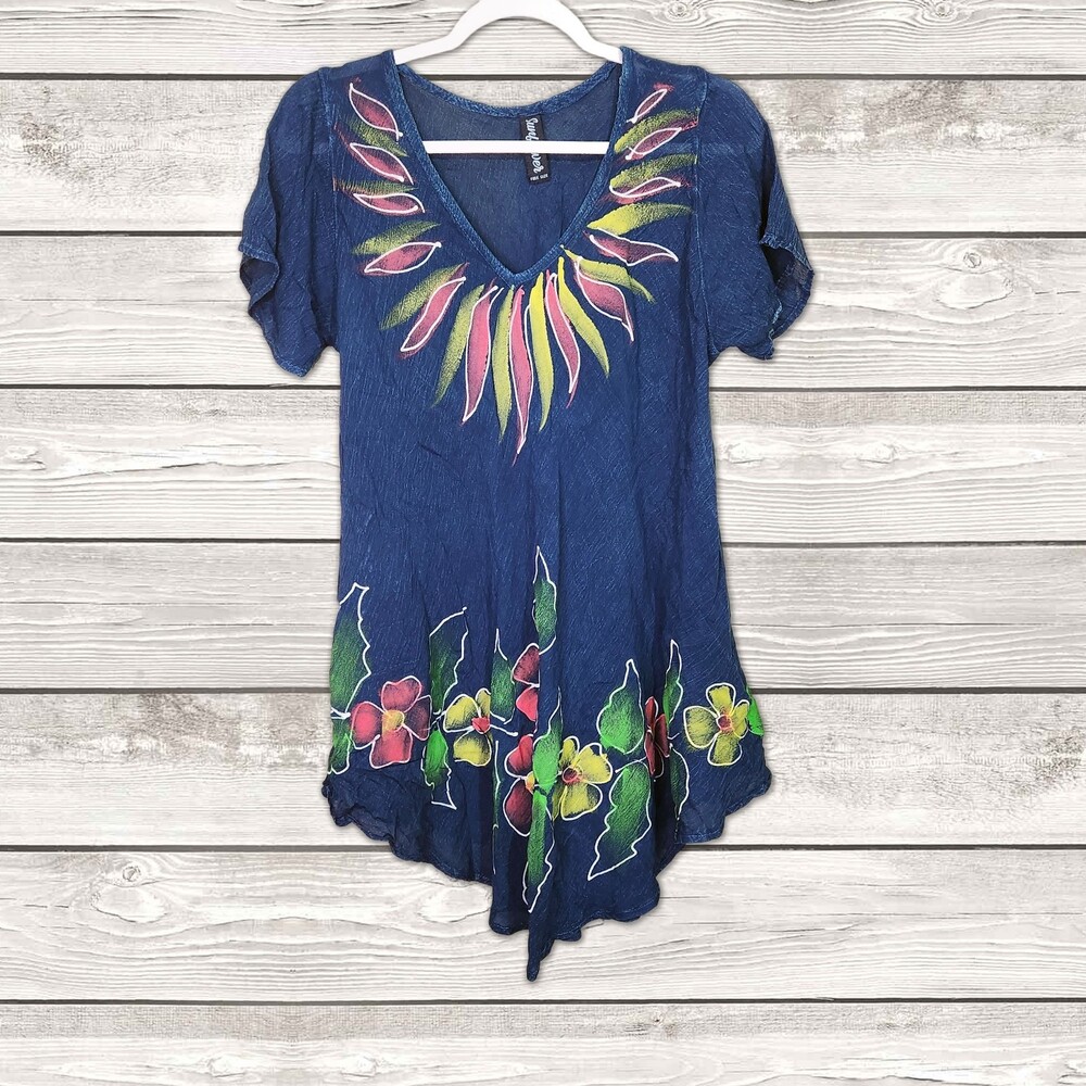 Sunflower Brand Free Size Hand Painted Tunic Top
